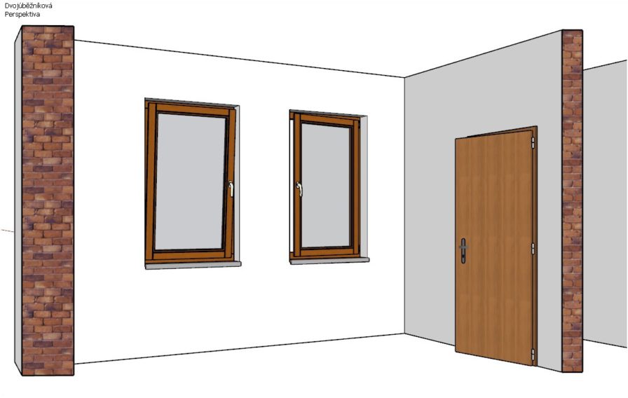 Výplně otvorů pomocí pluginu 3E Dveře & Okna pro SketchUp
