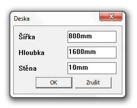 Kreslení profilů pomocí pluginu 3E Parametrické Tvary pro SketchUp
