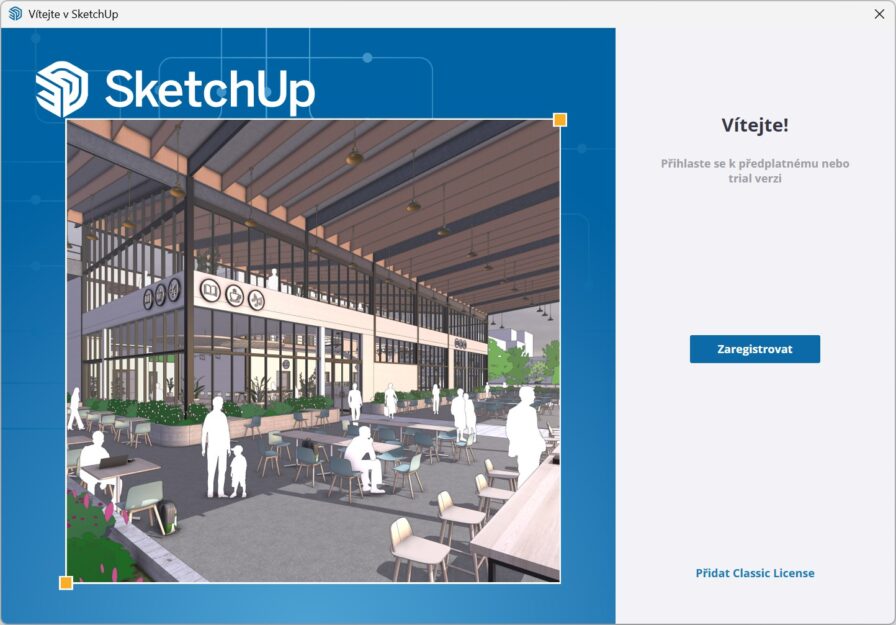 SketchUp 2026 - Vítejte