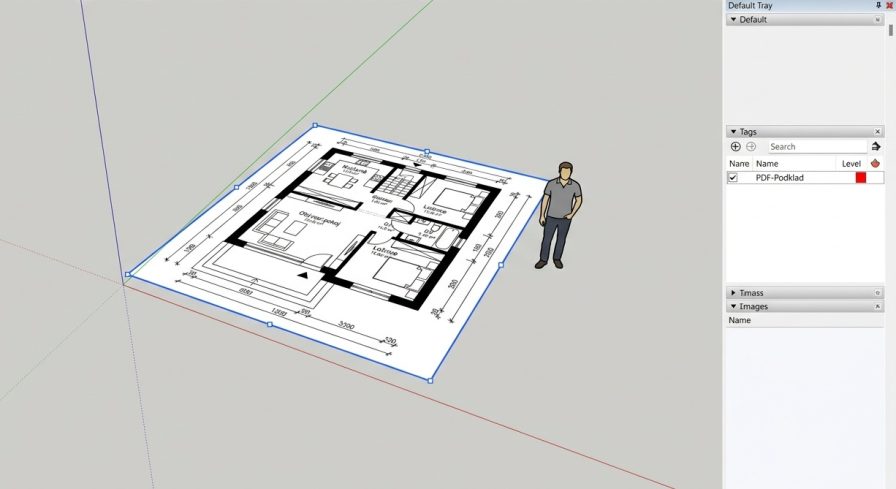 Vložení PDF do modelu